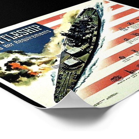 Je slagschip poster (Hoek)