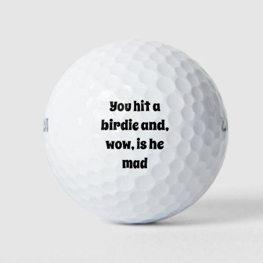 Je sloeg een Birdie Golfballen (Voorkant)