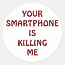 Je smartphone doodt me sticker