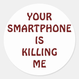 Je smartphone doodt me sticker