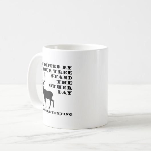 Je sms'te naar grappige Mok (Voorkant links)