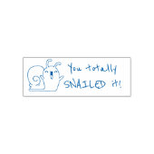 Je SNAILED het schattige leraar stempel (Design)
