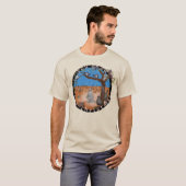 Je sneeuwt het met Kerstmis... Aussie buiten T-Shi T-shirt (Voorkant volledig)
