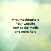 Je sociale media promotie  raamsticker (Vel 3)