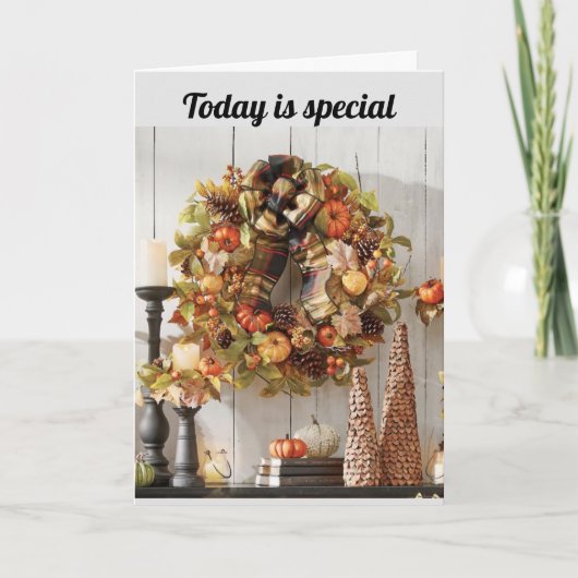 JE "SPECIALE NOVEMBER" BIRTHDAAG! KAART (Voorkant)