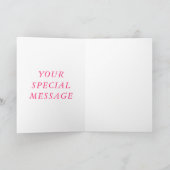 Je speciale tekstbericht Kaart Bouquet Rozen (Binnen)