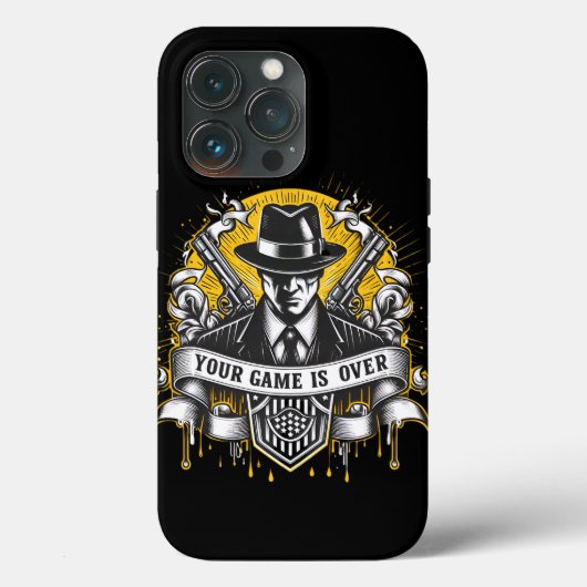 Je spel is over maffia iPhone / iPad case (Achterkant)