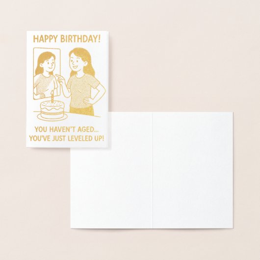 Je spiegel vertelt de waarheid! folie kaarten (Display)