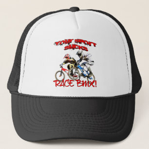Je sport is klote. Race BMX Trucker Pet