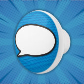 Je spraakballon leuk retro stripboek keramische knop