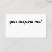 Je spuit me op! Visitekaartje (Voorkant)