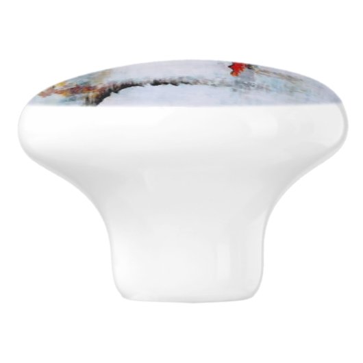 "Je spullen verspreiden" Keramische Knop (Zijkant)