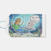 Je staat op dempen cadeaulabel (Achterkant Horizontaal)
