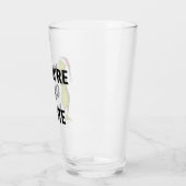 Je staat op dempen | Grinch Grappig Glas (Links)