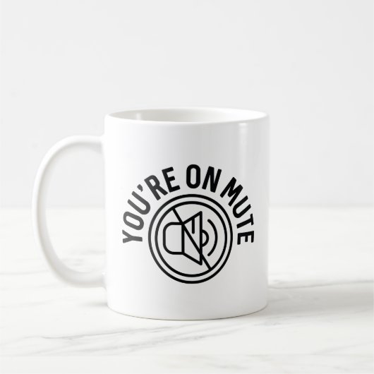 Je Staat Op Dempen Koffiemok (Links)