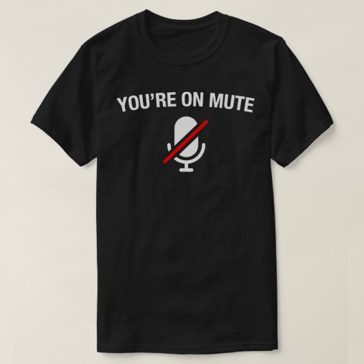 Je staat op dempen t-shirt (Design voorkant)