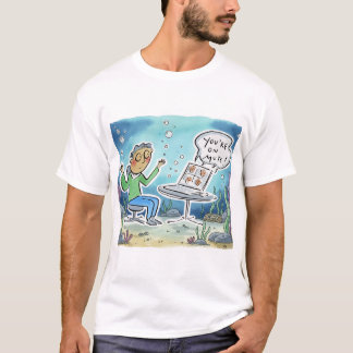 Je staat op dempen t-shirt