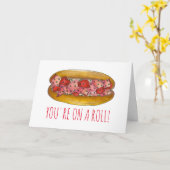 Je staat op een Kaart met de Roll Proficiat (Gele Bloem)