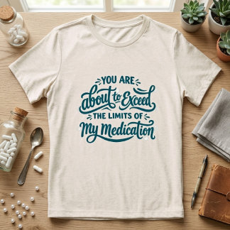 Je staat op het punt de limiet te overschrijden Da Tri-Blend Shirt