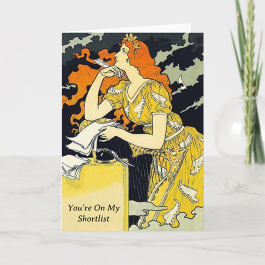 Je staat op mijn snellijstkaart feestdagen kaart (Voorkant)