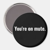 Je staat stil. Grappige gezegden Witte typografie. Magneet (Voorkant / Achterkant)