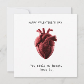 Je stal mijn hart Valentijnsdag Feestdagenkaart