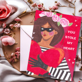 Je stal mijn hart Valentijnsdag groet Kaart