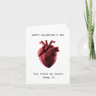 Je stal mijn hart Valentijnsdag Kaart