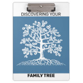 Je stamboom ontdekken klembord (Voorkant)