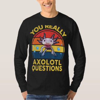 Je stelt echt Axolotl vragen aan de Kinder Axolotl T-shirt