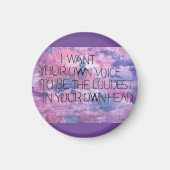 Je stem het luidst magneet (Voorkant)