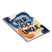 Je stem is een unieke optie 2 notitieboek (Rechterzijde)