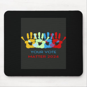 Je stem is Sticker Muismat