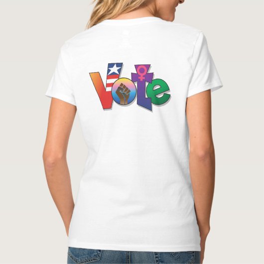 "Je stem, je stem" - Aangepast T-shirt (Achterkant)