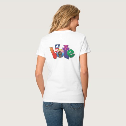 "Je stem, je stem" - Aangepast T-shirt (Achterkant volledig)