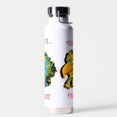 Je stem... je stem Muti-gekleurde adelaar Waterfles (Links)