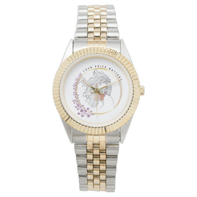 Je stem komt overeen horloge (Voorkant)