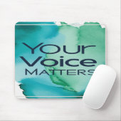 Je stem komt overeen muismat (Met muis)