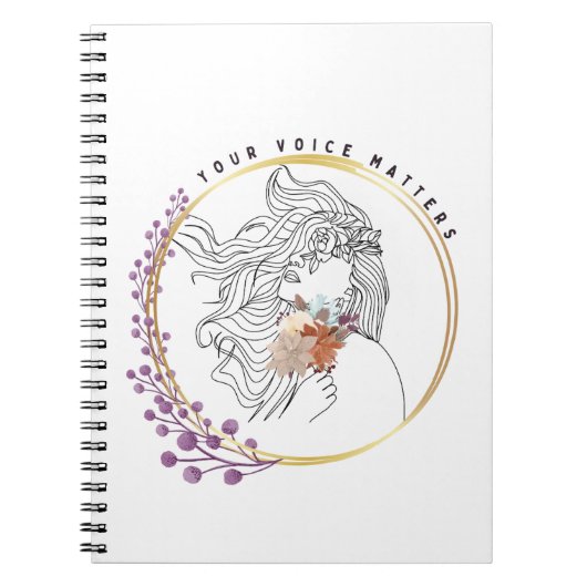 Je stem komt overeen notitieboek (Voorkant)