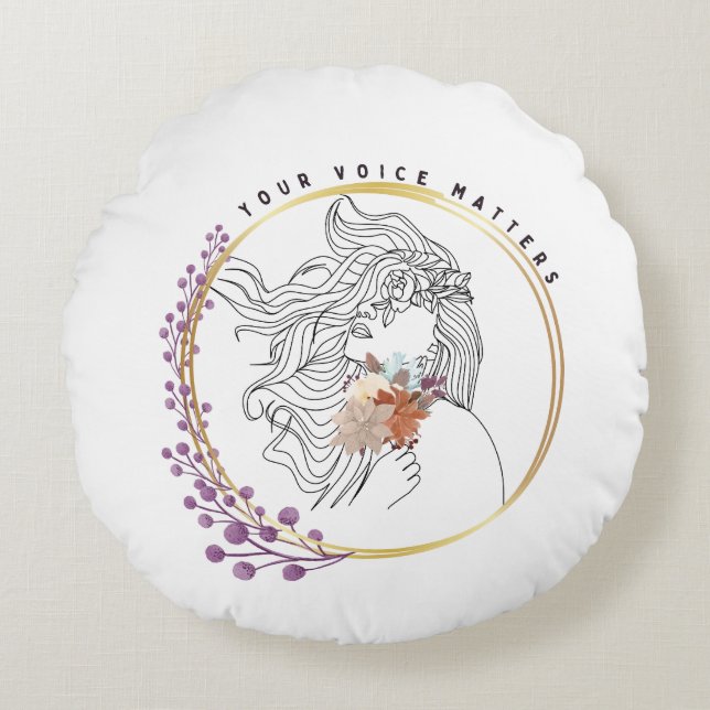 Je stem komt overeen rond kussen (Voorkant)