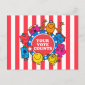 Je stem telt! briefkaart (Voorkant)