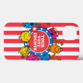 Je stem telt! Case-Mate iPhone case (Achterkant (horizontaal))