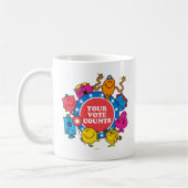 Je stem telt! koffiemok (Links)