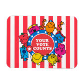 Je stem telt! magneet (Horizontaal)