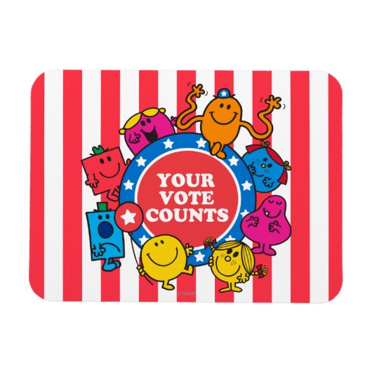 Je stem telt! magneet (Horizontaal)