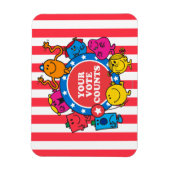 Je stem telt! magneet (Verticaal)