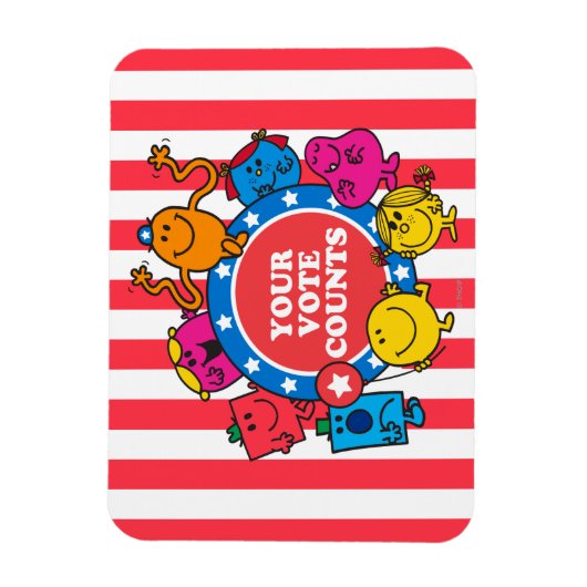 Je stem telt! magneet (Verticaal)