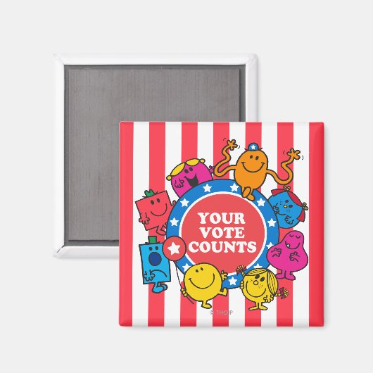 Je stem telt! magneet (Voorkant / Achterkant)