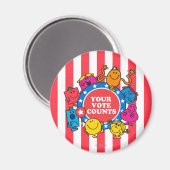 Je stem telt! magneet (Voorkant / Achterkant)