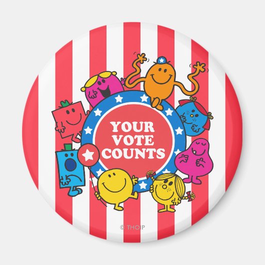 Je stem telt! magneet (Voorkant)